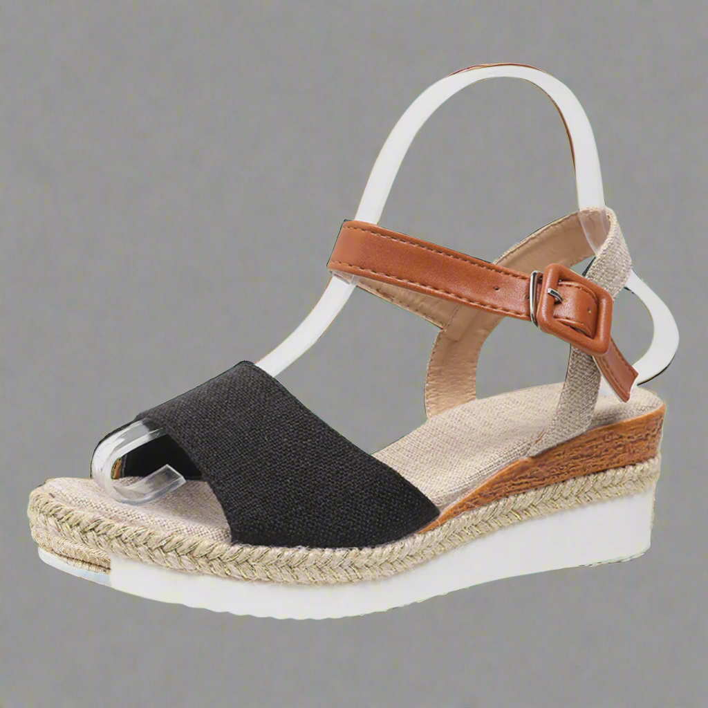Almuth | Comfortable Wedge Sandals for Women – Elegant Summer Look