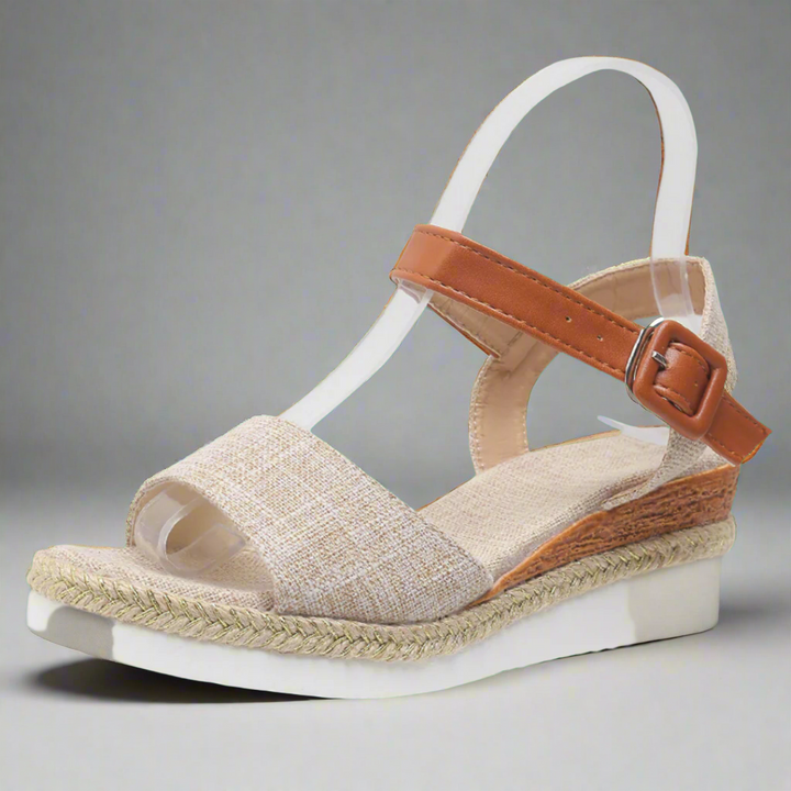 Almuth | Comfortable Wedge Sandals for Women – Elegant Summer Look