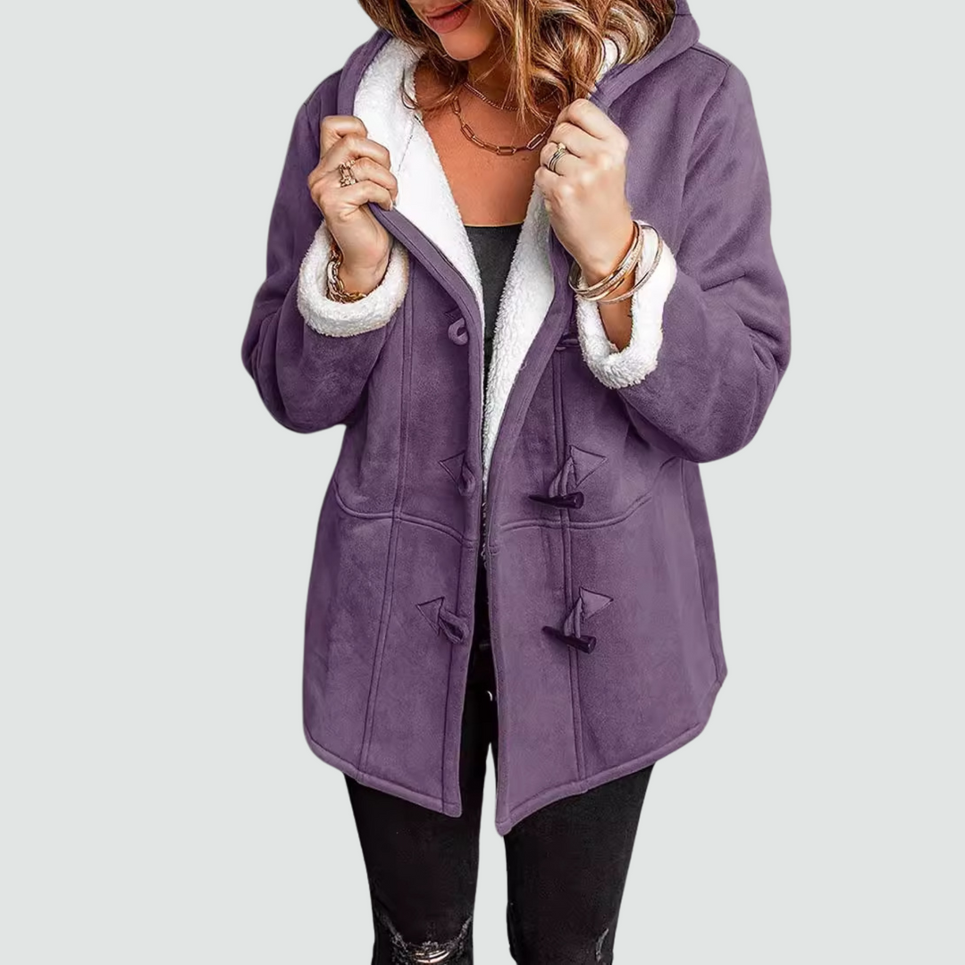 Emmy - Elegant Fur-Lined Coat