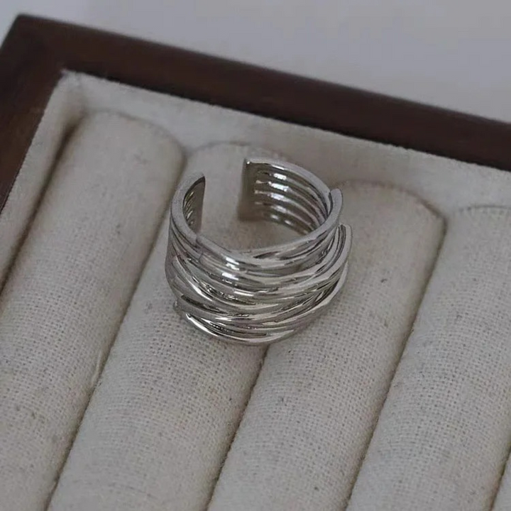 The Calla Adjustable Sterling Finger Ring