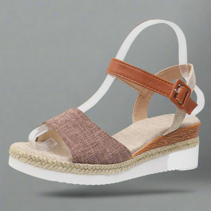 Almuth | Comfortable Wedge Sandals for Women – Elegant Summer Look