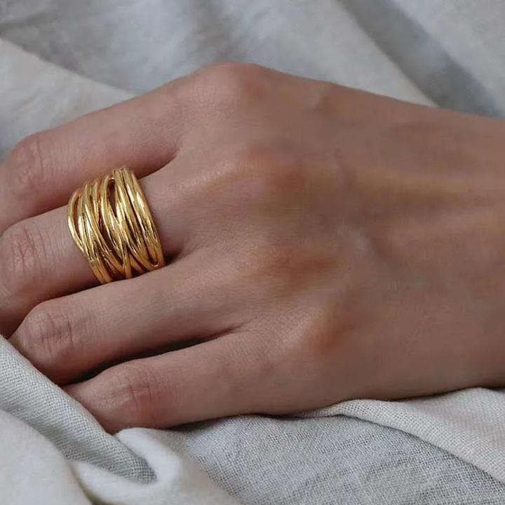 The Calla Adjustable Sterling Finger Ring