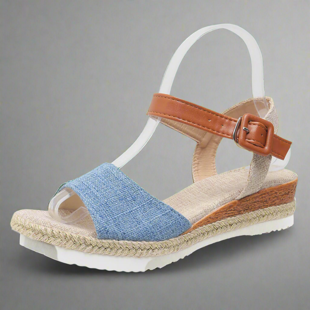 Almuth | Comfortable Wedge Sandals for Women – Elegant Summer Look