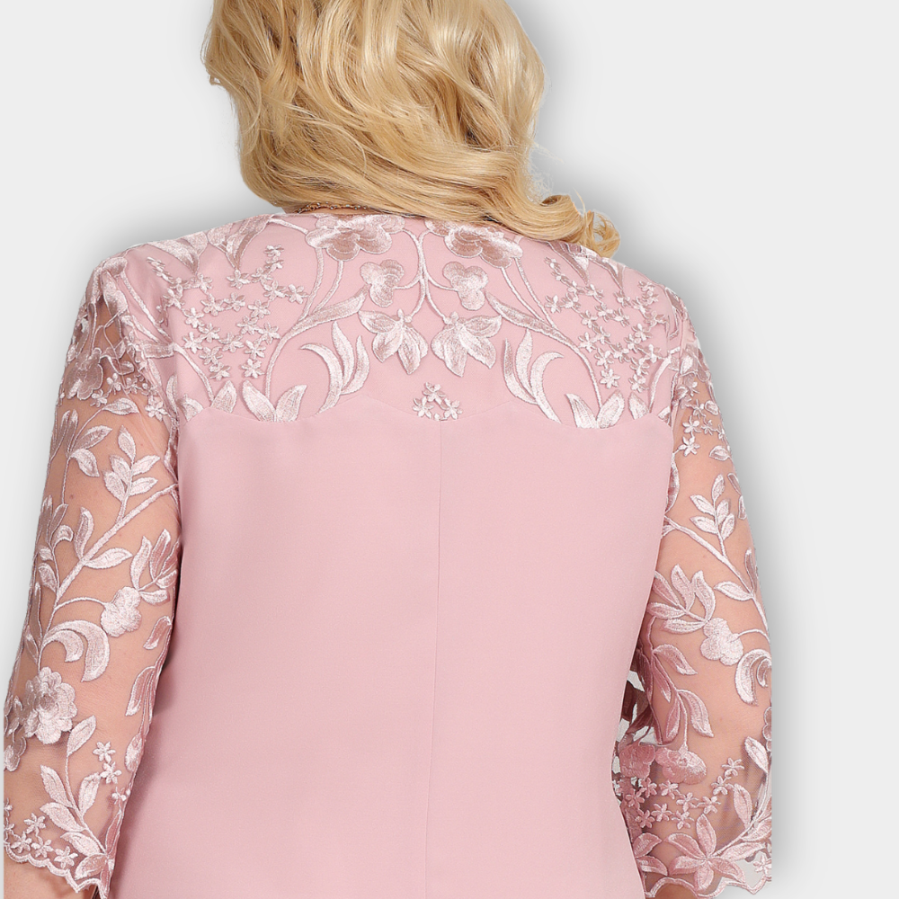 Eliana - Embroidered Banquet Dress