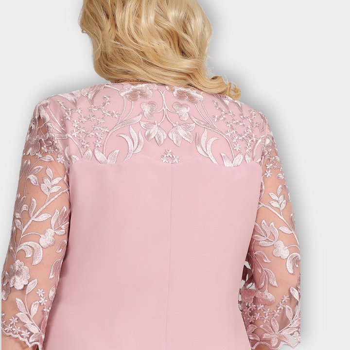 Eliana - Embroidered Banquet Dress