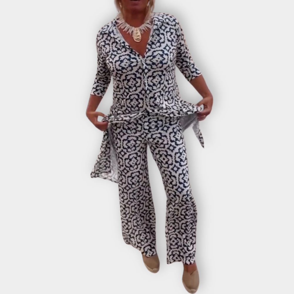 Sofiah - Printed 2-Piece Set