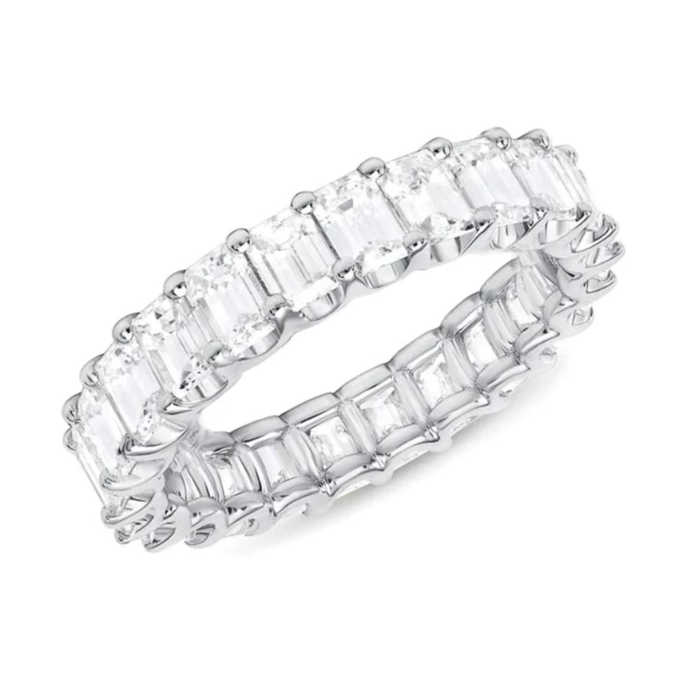 The Harlow Emerald Band Ring