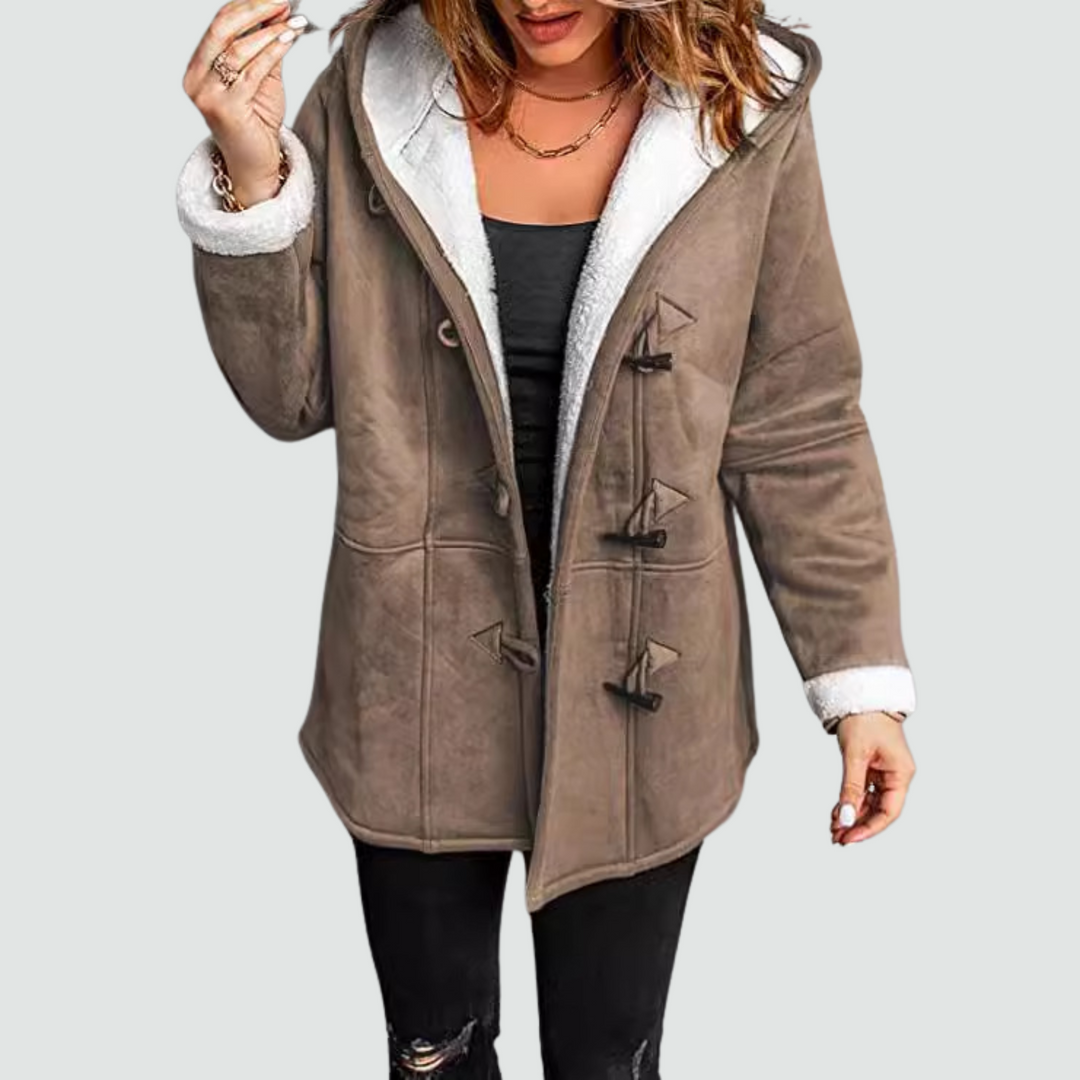 Emmy - Elegant Fur-Lined Coat