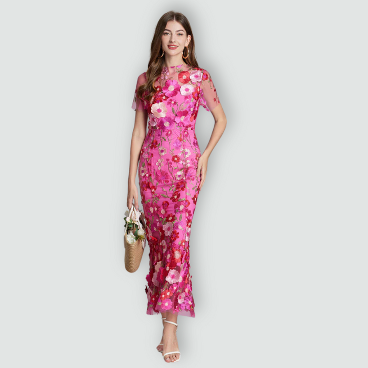 Jessica -  Floral Finesse Dress