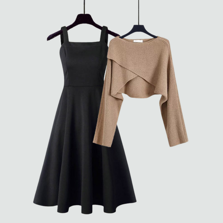 Enrica - Elegant Knitted Dress Set