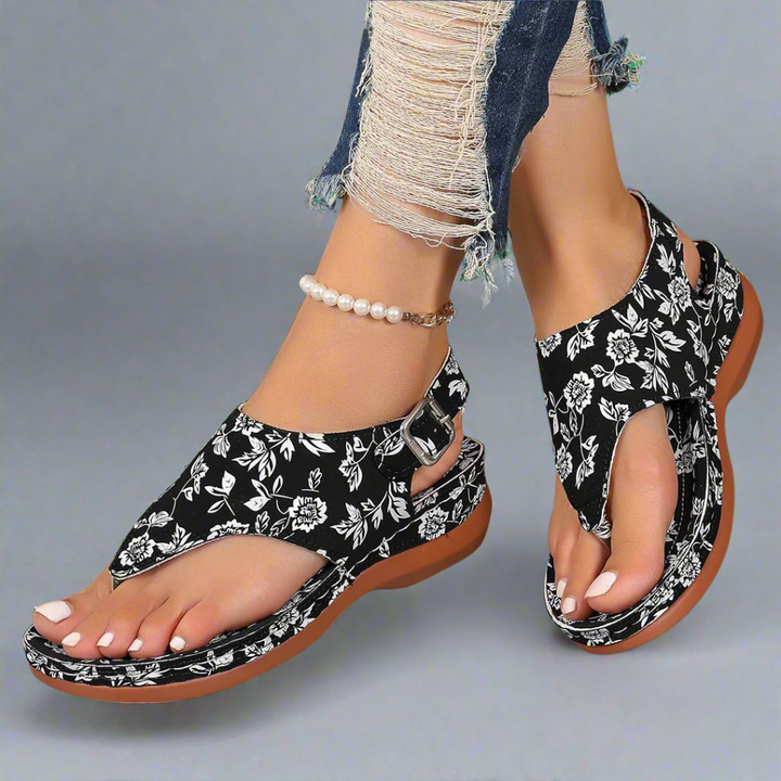 Regine | Handcrafted Wedge Sandals Made from Premium Material