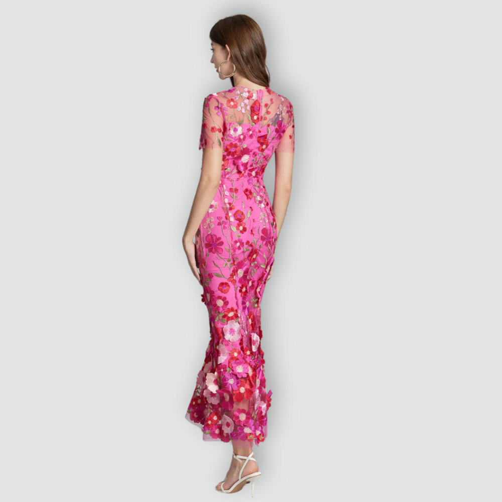 Jessica -  Floral Finesse Dress