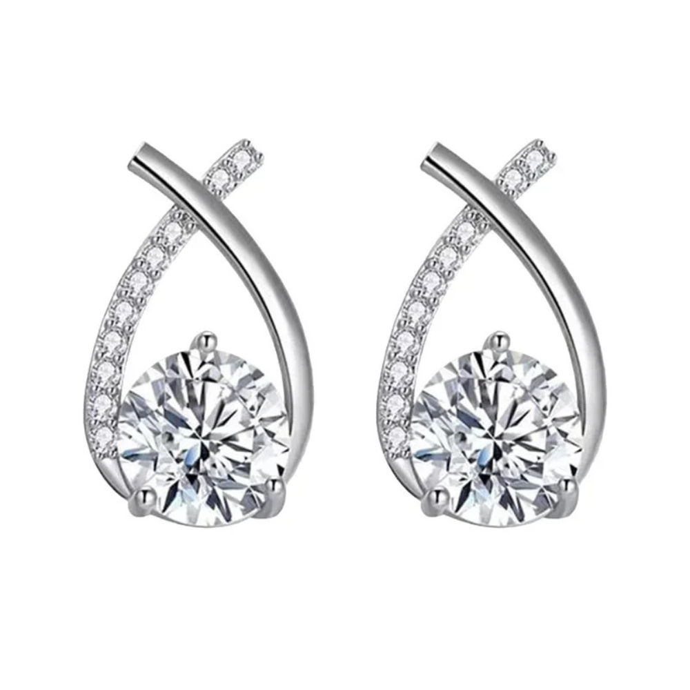 The Magnolia Fashion Cross Stud Earrings