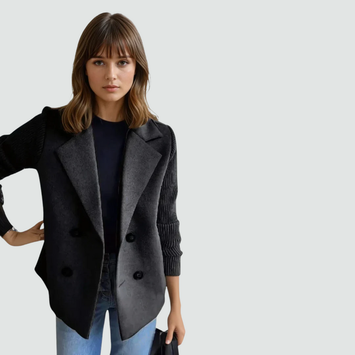 Helen - Knitted Blazer Coat