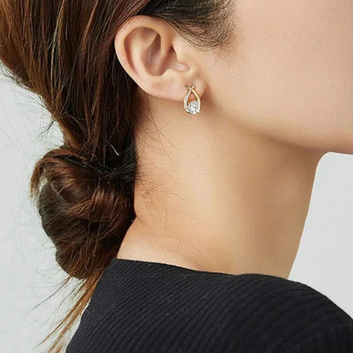 The Magnolia Fashion Cross Stud Earrings