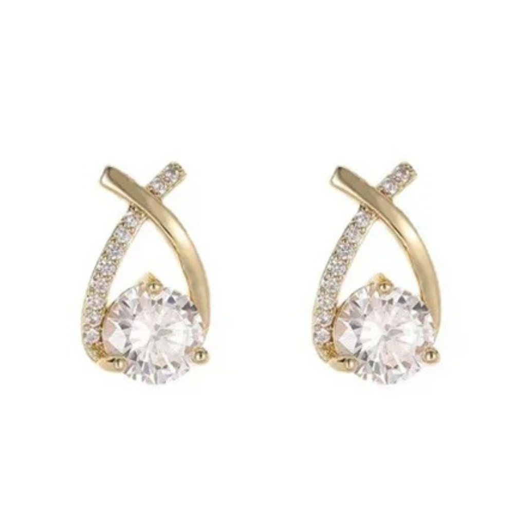 The Magnolia Fashion Cross Stud Earrings