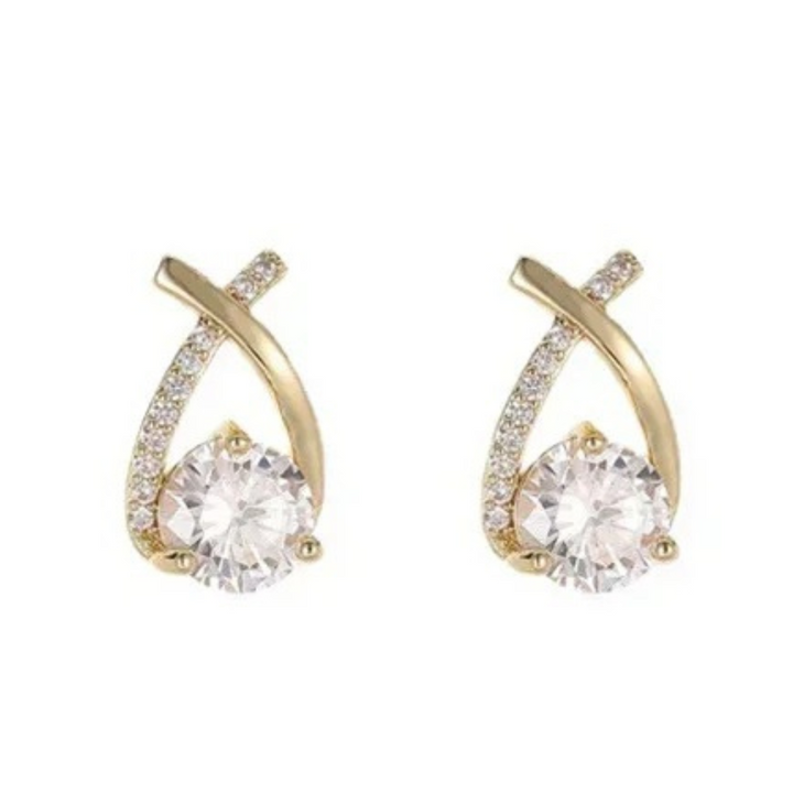 The Magnolia Fashion Cross Stud Earrings