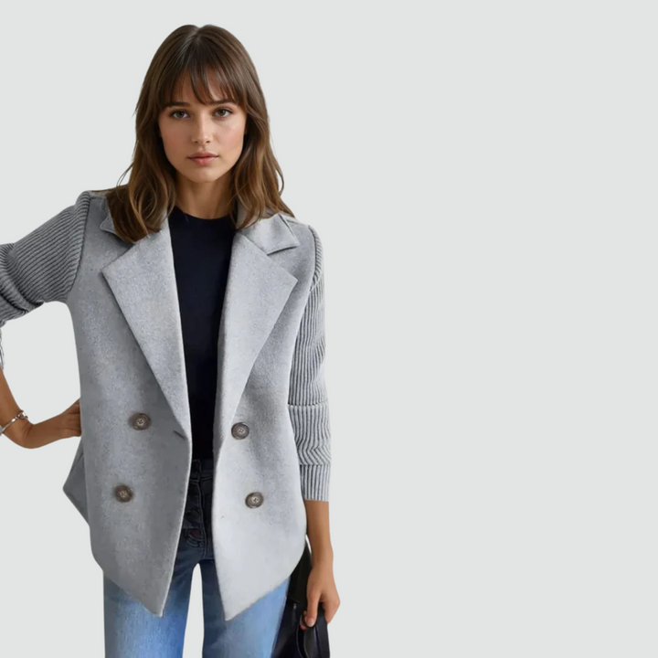 Helen - Knitted Blazer Coat