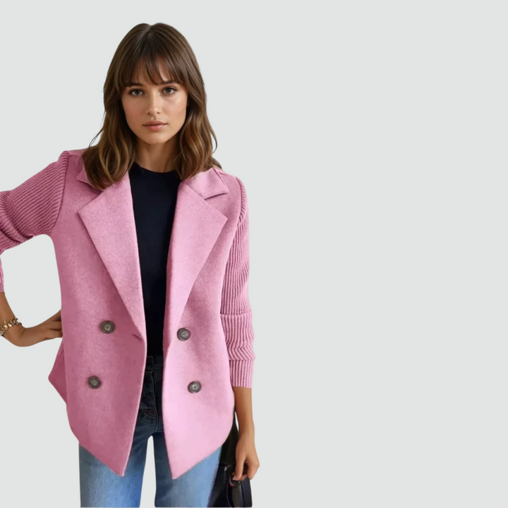 Helen - Knitted Blazer Coat