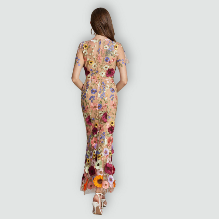 Jessica -  Floral Finesse Dress