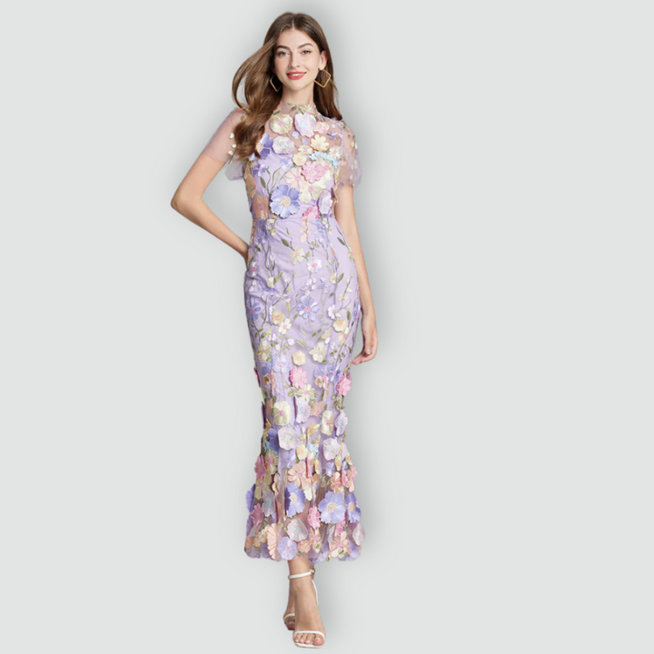 Jessica -  Floral Finesse Dress