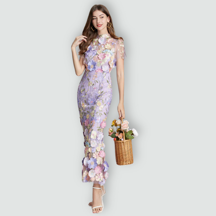 Jessica -  Floral Finesse Dress