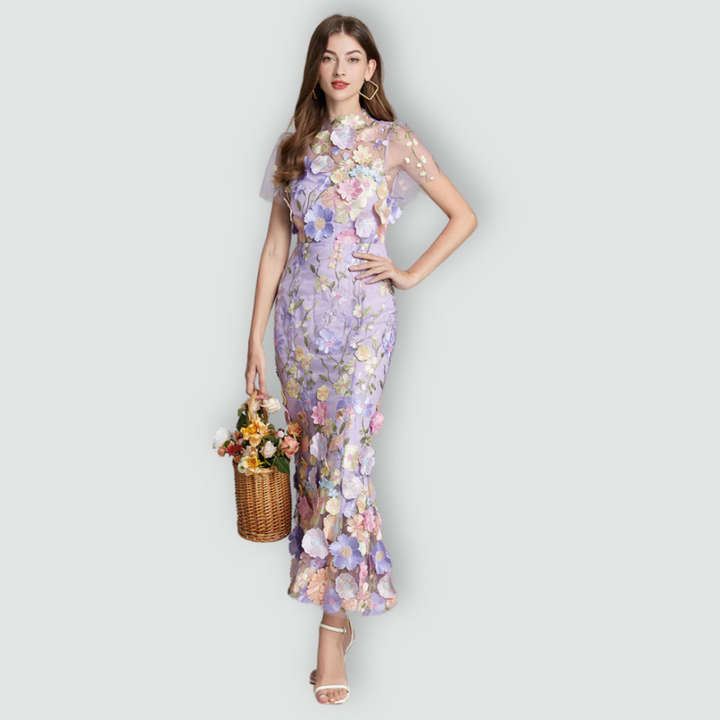 Jessica -  Floral Finesse Dress