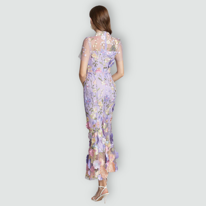 Jessica -  Floral Finesse Dress