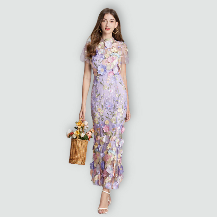 Jessica -  Floral Finesse Dress