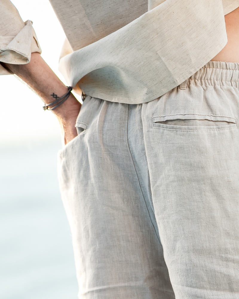 Lorenzo - Linen Summer Shorts