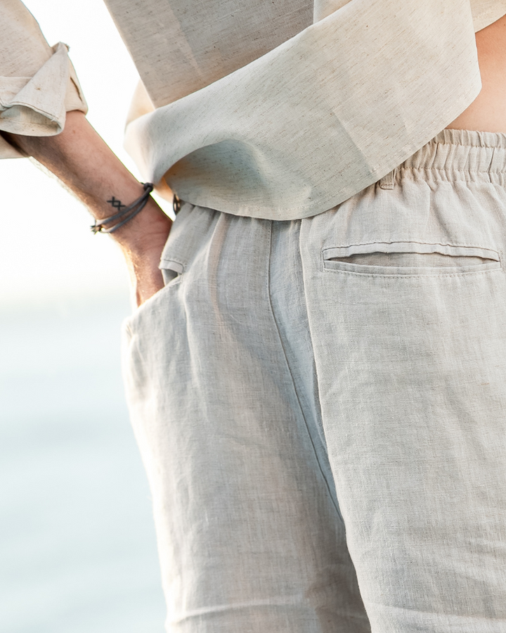 Lorenzo - Linen Summer Shorts