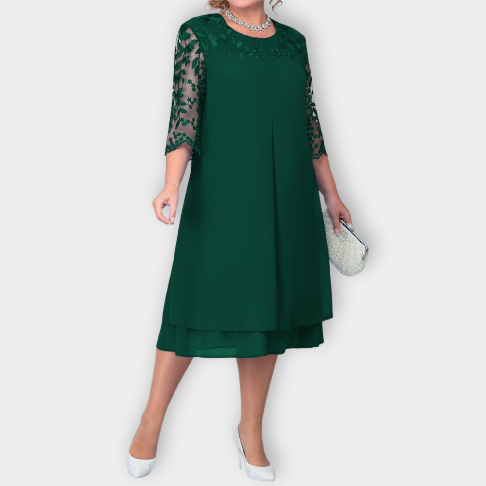 Eliana - Embroidered Banquet Dress