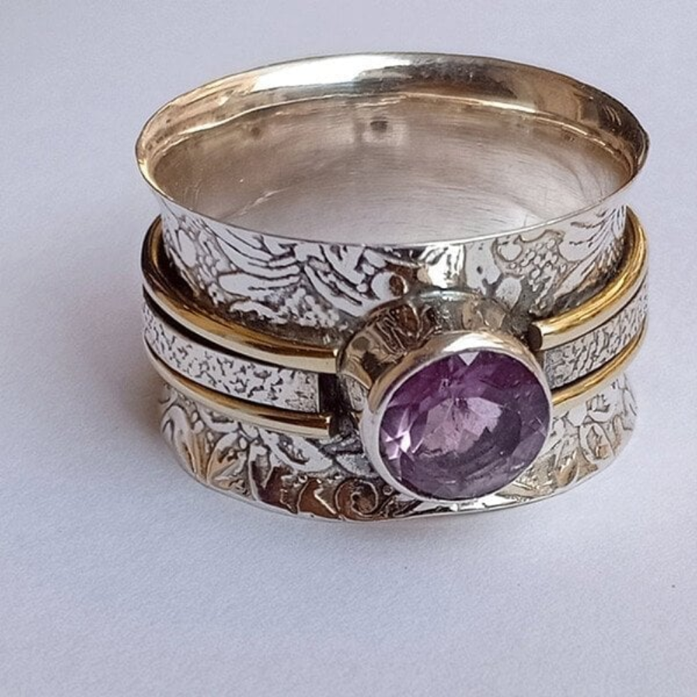 The Tessa Bohemian Crystal Meditation Ring
