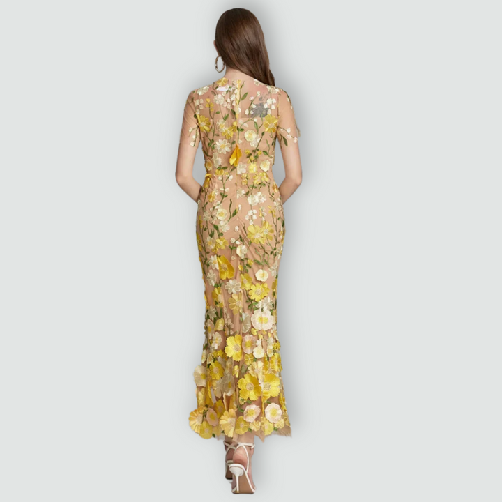Jessica -  Floral Finesse Dress