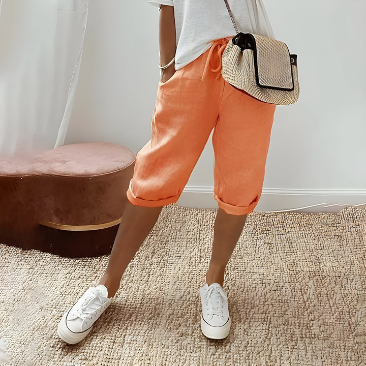 Mila | Chic breathable linen shorts
