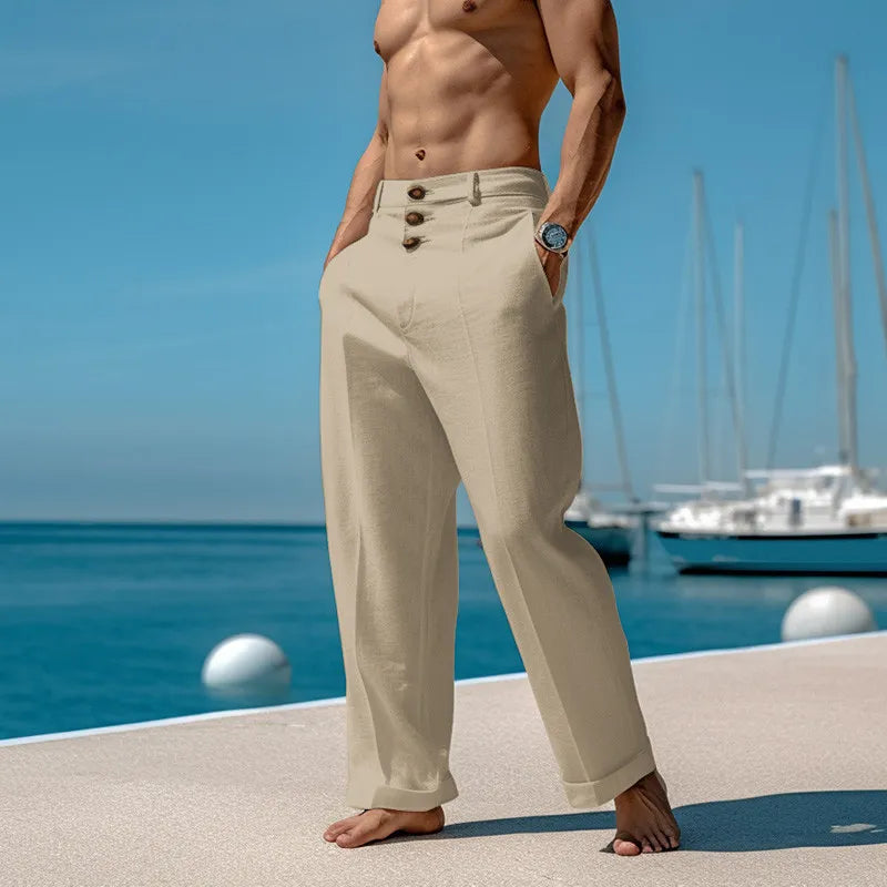 Elías - Seaside Linen Trousers