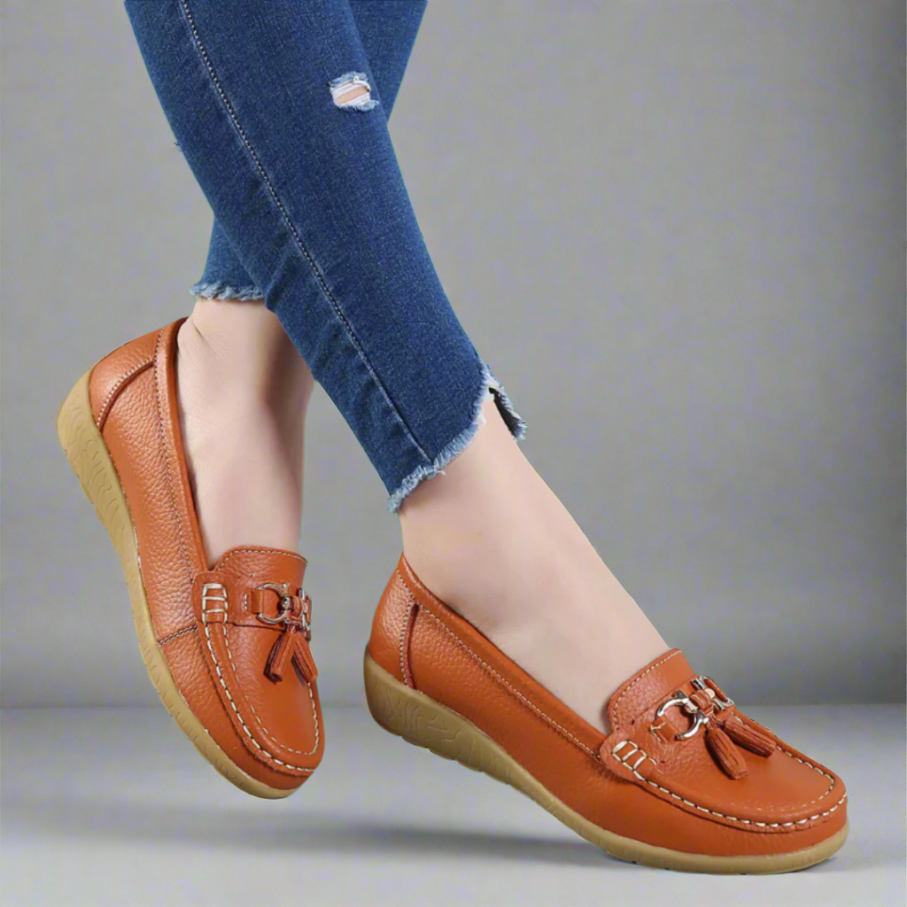 Answina | Orthopedic Half Shoes Made of Premium Leather