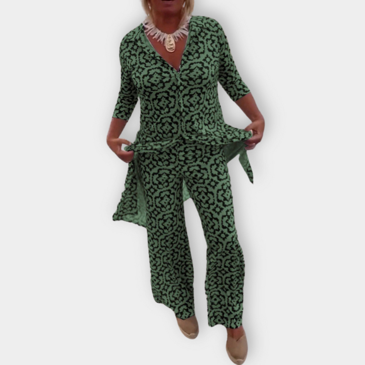 Sofiah - Printed 2-Piece Set