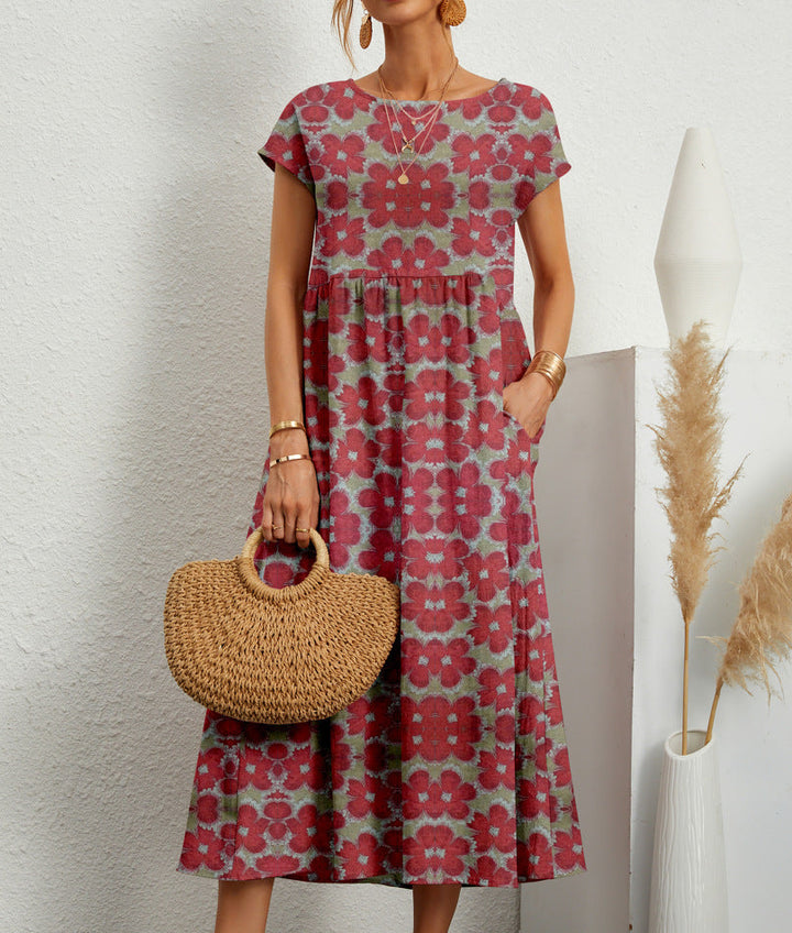Rosela - Boho Midi Dress