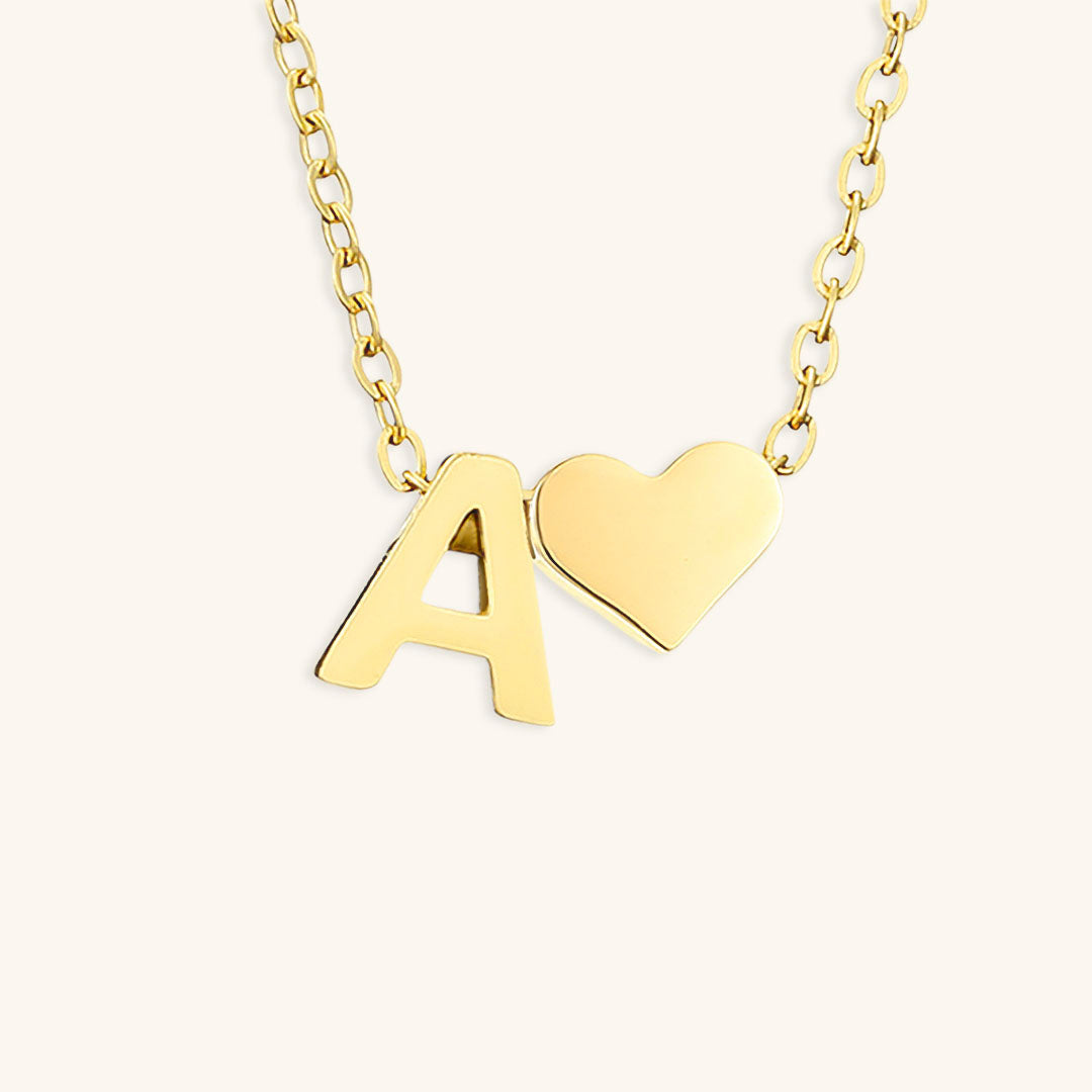 Ria™ | Heart and Initial Necklace