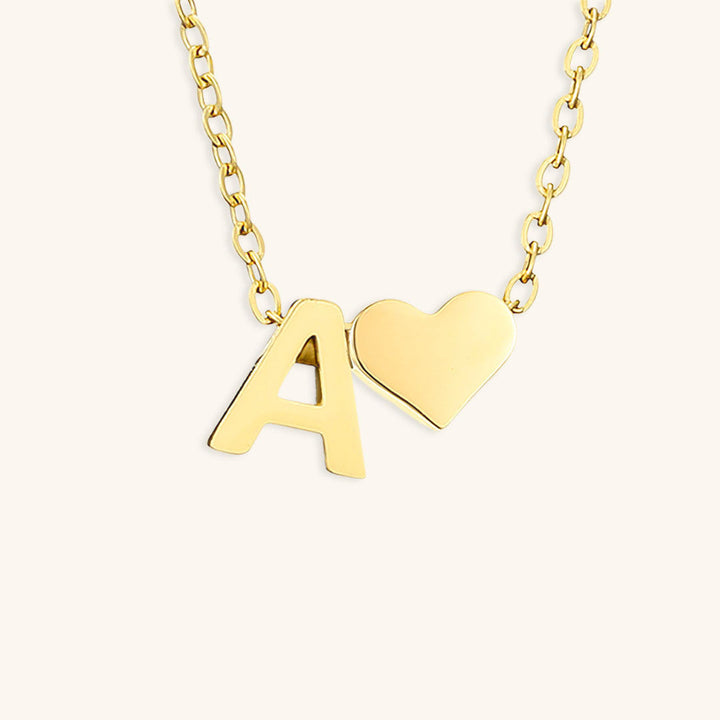 Ria™ | Heart and Initial Necklace