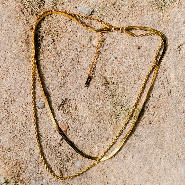 Hailey™ | Layered Gold Chain Necklace