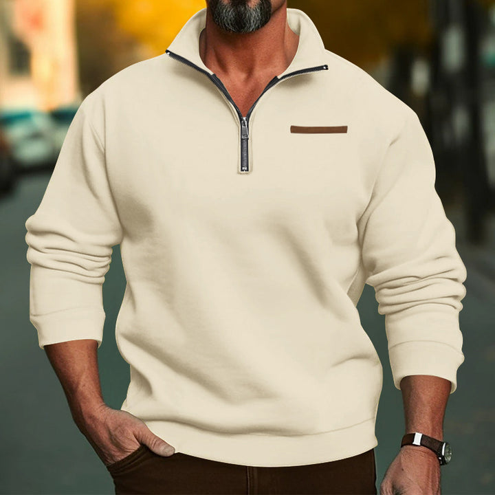 Parker - Velvet Half-Zip Pullover