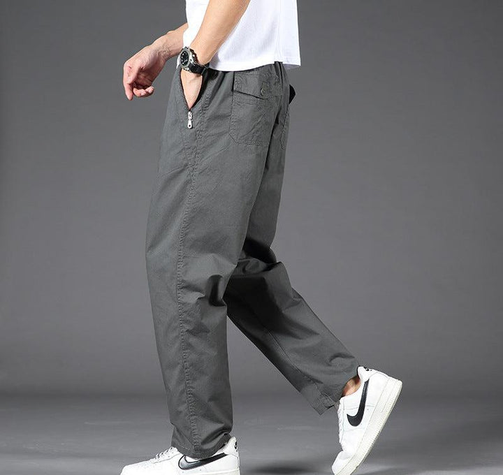 Leonard - Relaxed Fit Cotton Trousers