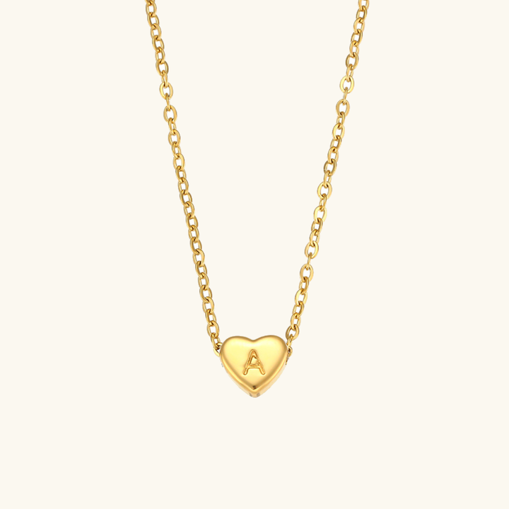 Hart™ | Heart Pendant Necklace with Initial