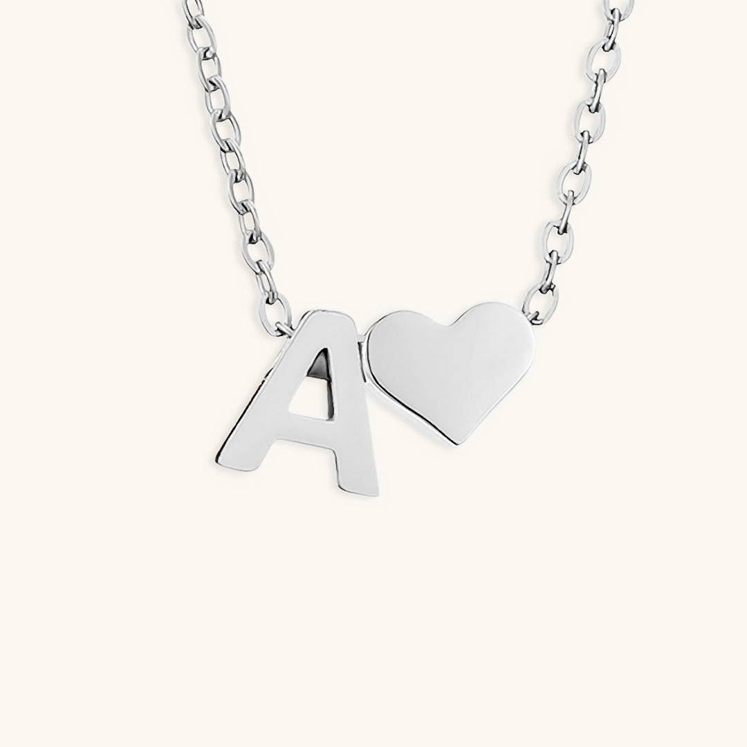Ria™ | Heart and Initial Necklace