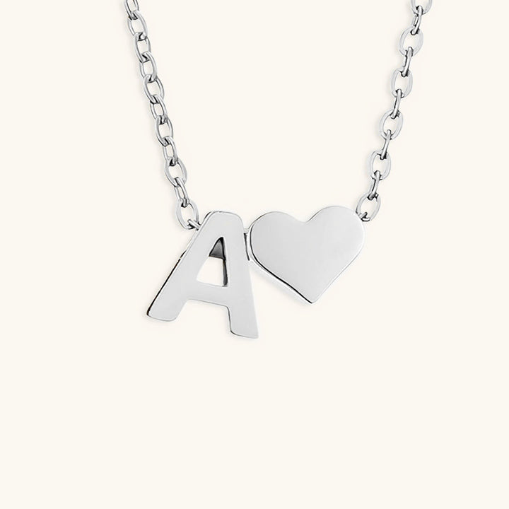 Ria™ | Heart and Initial Necklace