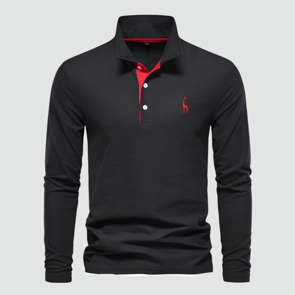 Reynan - Classic Long-Sleeve Polo Shirt