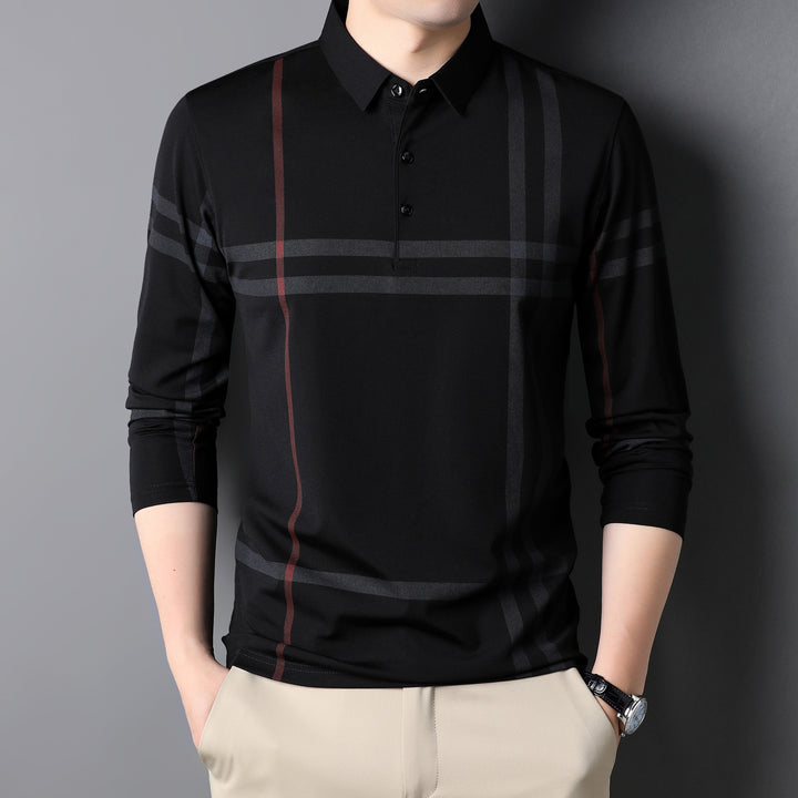 Edward - Classic Striped Polo Tee
