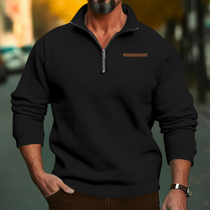 Parker - Velvet Half-Zip Pullover